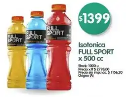 Supermercados Buenos Días Isotonica full sport oferta