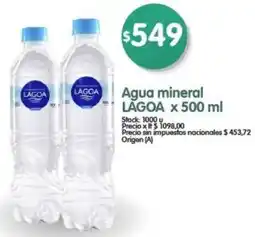 Supermercados Buenos Días Agua mineral lagoa oferta