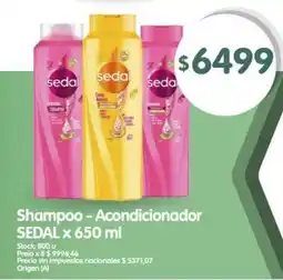 Supermercados Buenos Días Shampoo-Acondicionador SEDAL oferta
