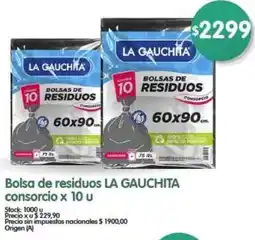 Supermercados Buenos Días Bolsa de residuos la gauchita consorcio oferta
