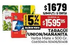 Diarco Suave - yerba mate x 500 gr. cód:50404-50406/50408 oferta