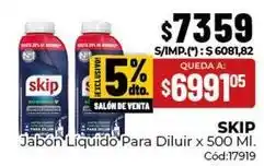 Diarco Skip - jabón líquido para diluir x 500 ml oferta