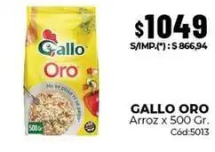 Diarco Gallo oro - arroz x 500 gr. cód:5013 oferta