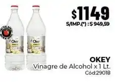 Diarco Okey - vinagre de alcohol x 1 lt oferta
