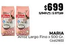 Diarco María - arroz largo fino x 500 gr. cód:21833 oferta