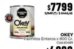 Diarco Okey - palmitos enteros cód:40489 oferta