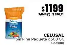 Diarco Celusal - sal fina paquete x 500 gr. cód:1818 oferta
