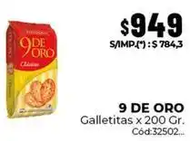 Diarco 9 de oro - galletitas oferta