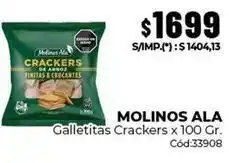 Diarco Molinos ala - galletitas crackers x 100 gr. cód:33908 oferta