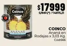 Diarco Coinco - anan rodajas oferta