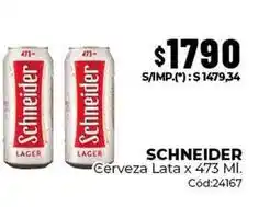 Diarco Schneider - cerveza lata x 473 ml oferta