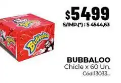 Diarco Bubbaloo - chicle x 60 un oferta