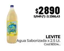 Diarco Levité - agua saborizada x 2.5 lt oferta