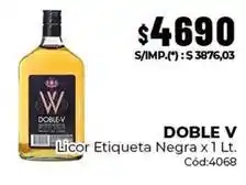 Diarco Doble v - licor etiqueta negra x1 lt oferta