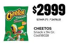 Diarco Cheetos - snack x 94 gr. cód:18028 oferta
