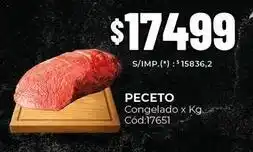 Diarco Peceto congelado x kg. cód:17651 oferta