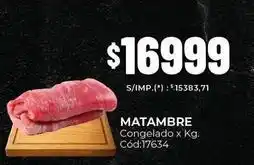 Diarco Matambre congelado x kg. cód:17634 oferta