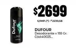 Diarco Dufour - desodorante x 155 gr. cód:40025 oferta