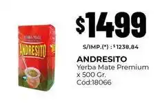 Diarco Andresito - yerba mate premium x 500 gr. cód:18066 oferta