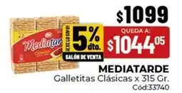 Diarco Galletitas clásicas x 315 gr. cód:33740 oferta