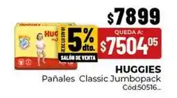 Diarco Huggies - pañales classic jumbopack cód:50516 oferta