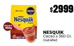 Diarco Nesquik - cacao original oferta