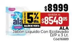 Diarco Ala - jabón líquido con ecolavado oferta