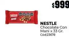 Diarco Nestlé - chocolate con maní x 33 gr. cód:23678 oferta