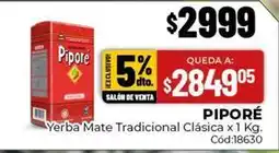 Diarco Pipore - yerba mate tradicional clásica x 1 kg. cód:18630 oferta