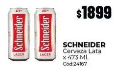 Diarco Schneider - cerveza lata oferta
