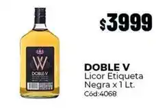 Diarco Doble v - licor etiqueta negra cód:4068 oferta
