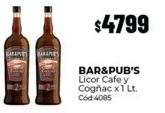 Diarco Licor cafe y cognac x 1 lt. cód:4085 oferta