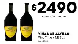 Diarco Viñas de alvear vino tinto oferta