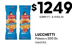 Diarco Lucchetti fideos oferta