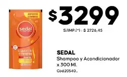 Diarco Sedal shampoo y acondicionador oferta