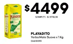Diarco Playadito yerba mate suave oferta