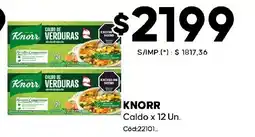 Diarco Knorr caldo de verduras oferta
