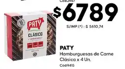 Diarco Paty hamburguesas de carne clásica oferta