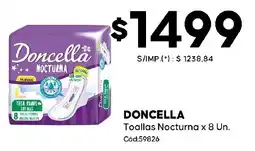 Diarco Doncella toallas nocturna oferta