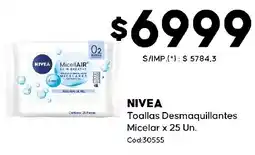Diarco Nivea toallas desmaquillantes micelar oferta