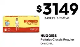 Diarco Huggies pañales classic regular oferta