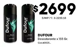 Diarco Dufour desodorante oferta