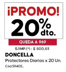 Diarco Doncella protectores diarios oferta