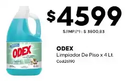Diarco Odex limpiador de piso oferta