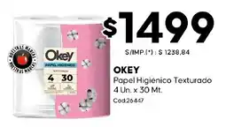 Diarco Okey papel higiénico texturado oferta