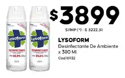 Diarco Lysosform desinfectante de ambiente oferta