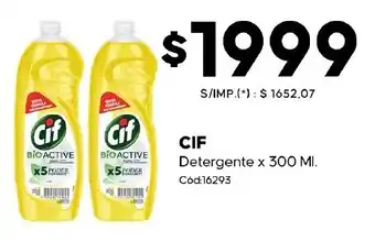 Diarco Cif detergente oferta