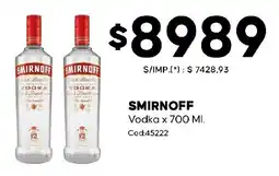 Diarco Smirnoff vodka oferta