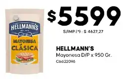 Diarco Hellmann's mayonesa d/p oferta