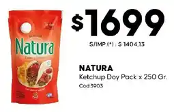 Diarco Natura ketchup doy pack oferta
